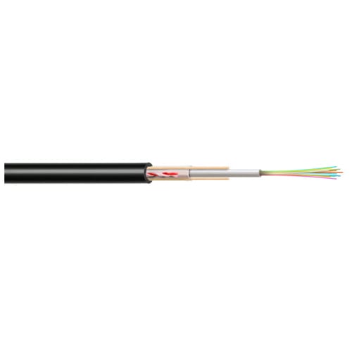 Cable: Aerial ADDS (All Di-Electric Self Supporting) Uni-Tube 2F-24F Single Sheath