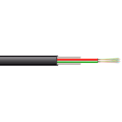 Cable: FTTX Flat Drop - 2F-48F FRP-Embedded