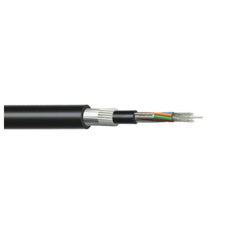 Cable: Underground Duct Di-Electric Multi-Tube 12F-144F Double Sheath - FRP Rod - Armored