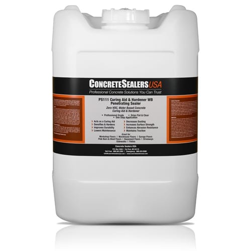 PS111 Curing Aid & Hardener WB Penetrating Sealer (5 gal.) - Concrete Sealers USA preview 1