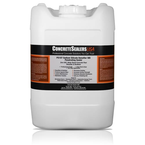 PS107 Sodium Silicate Densifier WB Penetrating Sealer (5 gal.) - Concrete Sealers USA preview 1