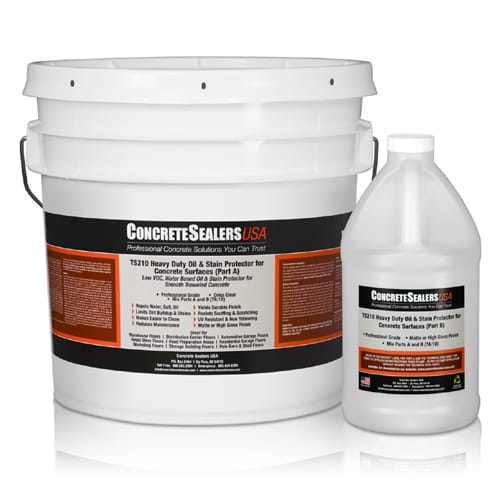TS210 Oil & Stain Protector for Concrete Surfaces (4 gal. Kit) - Concrete Sealers USA preview 1