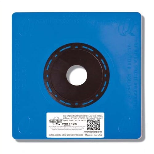P-200 GW PLUMBING, GAS & HVAC FLASHING PANEL w/ Ground Wire preview 1