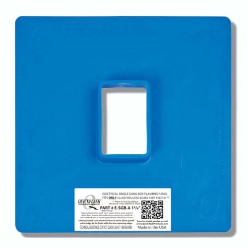 E-SGB-A 1 3/8" ELECTRICAL SINGLE GANG BOX FLASHING PANEL preview 1