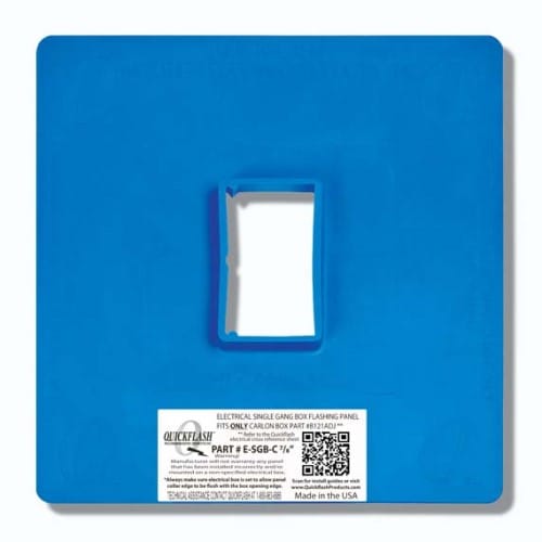 E-SGB-C 7/8" ELECTRICAL SINGLE GANG BOX FLASHING PANEL preview 1