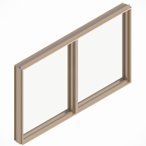 preview of 2-FS - Fixed Sash Mulled to Fixed Sash
