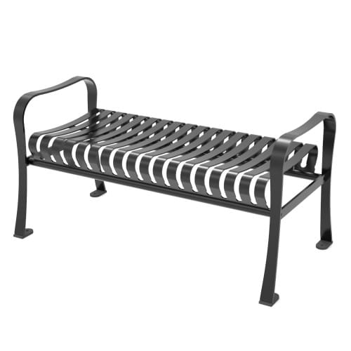 Urban Flare 4 Straight Backless Bench preview 1