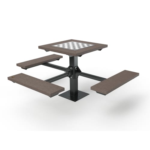 Pedestal 3 Seats Picnic Table preview 2