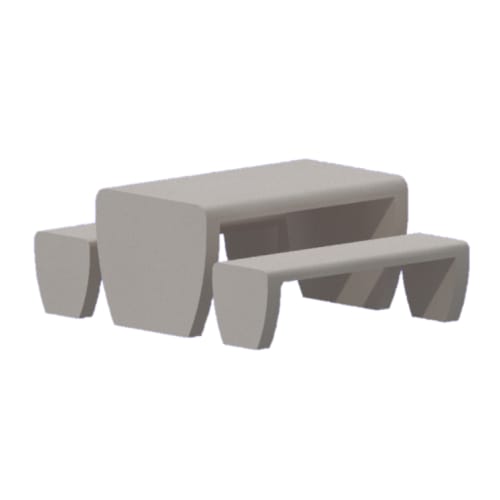 Wedge Picnic Table preview 1