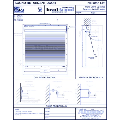preview of Insul-Sound® Between Tube Mounted: Hand Crank Operation