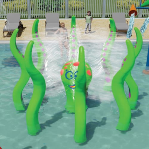 Interactive Water Features: Aqua Octopus preview 2