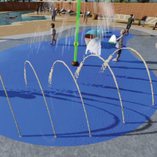 Ground Sprays: Aqua Arching Stream preview 2