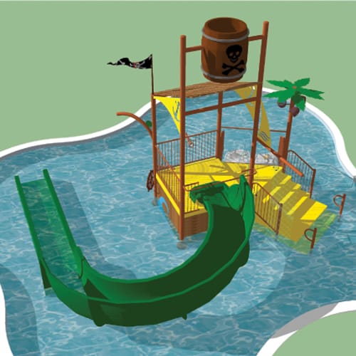Interactive Water Playsets: AWF-201 Pirate Ship preview 3