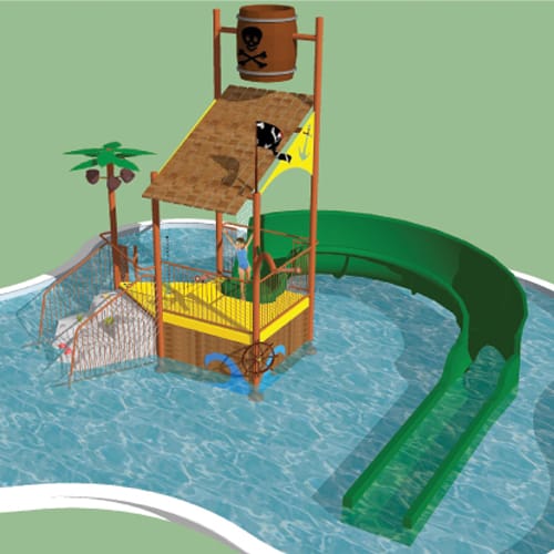 Interactive Water Playsets: AWF-201 Pirate Ship preview 1