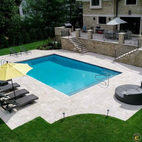 Ivory Travertine Pavers preview 5