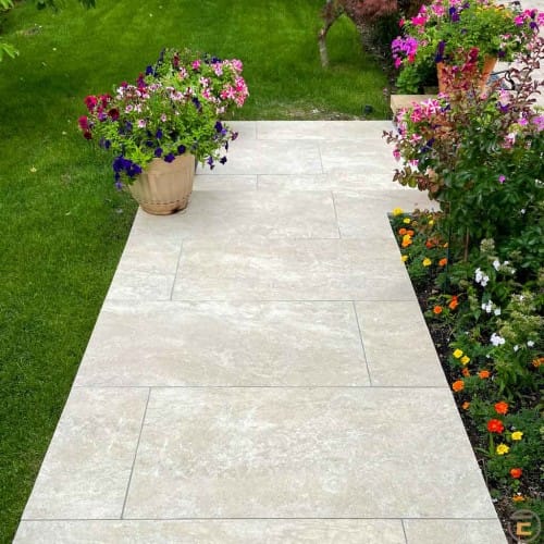 24"X24"  Caramel Porcelain Pavers preview 3