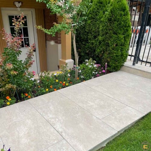 24"X24"  Caramel Porcelain Pavers preview 4
