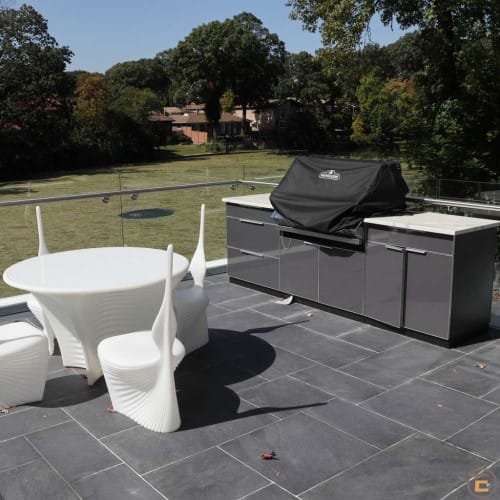 24"X24"  Coal Porcelain Pavers preview 2