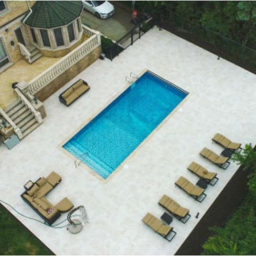 24"X24"  Soft Cream Porcelain Pavers preview 6