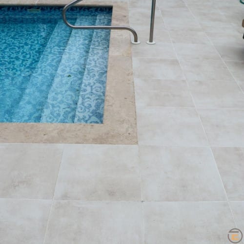 24"X24"  Soft Cream Porcelain Pavers preview 9
