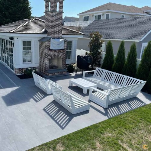 24"X48"  Dark Grey Porcelain Pavers preview 3