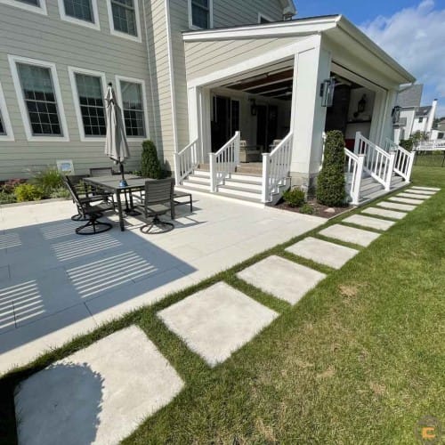32"X32" - CEMENT LOOK  Avorio Porcelain Pavers preview 3