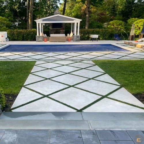 48"X48"  Aspen White Porcelain Pavers preview 3