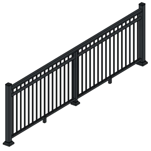 Aluminum Railing System: Victorian Combination Top Rail