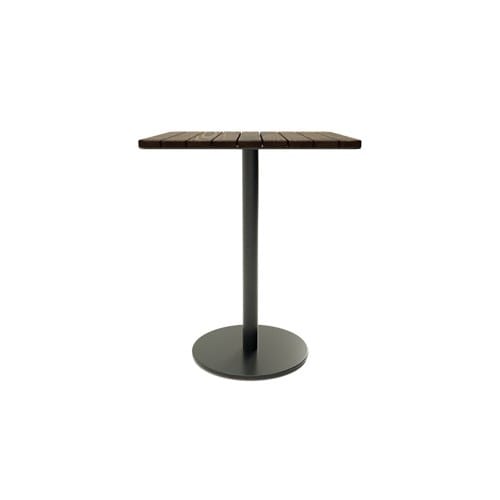 Layer Pedestal Table Square Wood preview 4