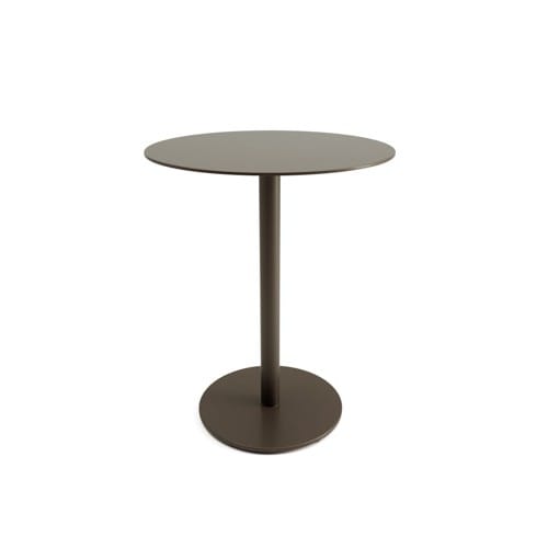 Layer Pedestal Table Round Metal preview 3