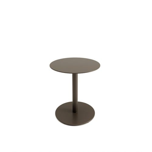 Layer Pedestal Table Round Metal preview 4