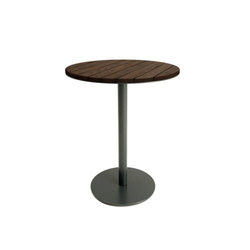 Layer Pedestal Table Round Wood preview 5