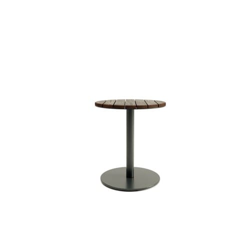 Layer Pedestal Table Round Wood preview 6