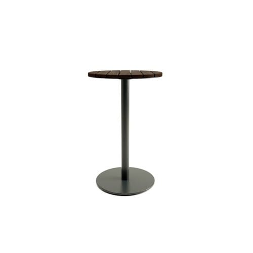 Layer Pedestal Table Round Wood preview 8