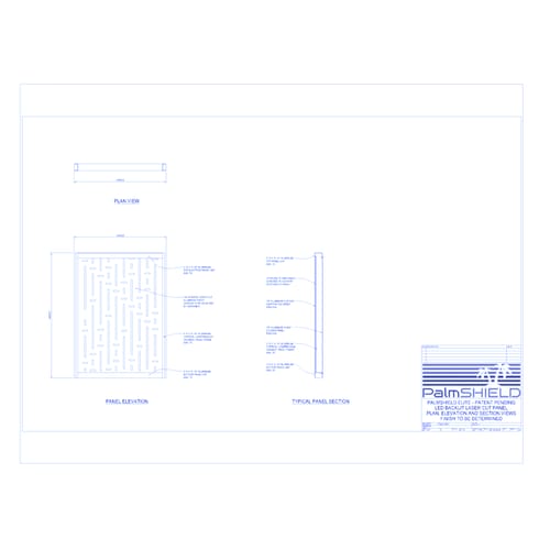 preview of PalmSHIELD Elite: LED Backlit Laser Cut Panel