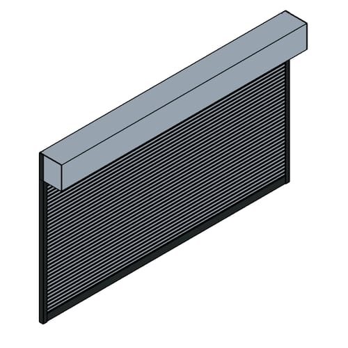 Fire Rated Counter Shutters Models 540 and 550 Between Jambs