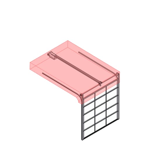 451 - Aluminum Full View Glass Doors