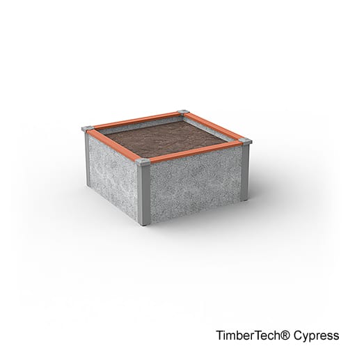 4'X4' Square Raised Garden Bed Kit Available in 1 ft & 2 ft Heights  preview 4