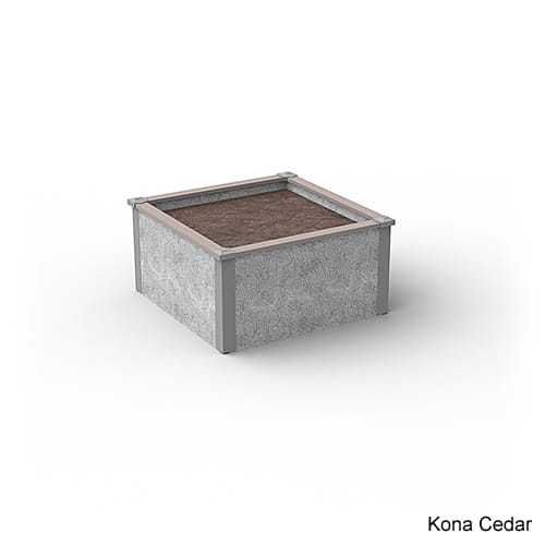 4'X4' Square Raised Garden Bed Kit Available in 1 ft & 2 ft Heights  preview 9