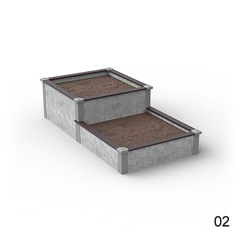 4'X8' Stepped Raised Garden Bed Kit preview 3