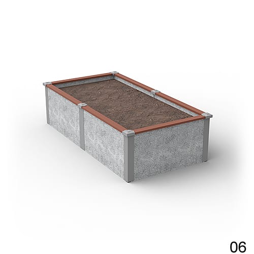 4'X8' Rectangle Raised Garden Bed Kit Available in 1 ft & 2 ft Heights preview 6