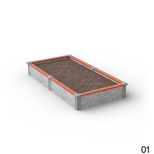 4'X8' Rectangle Raised Garden Bed Kit Available in 1 ft & 2 ft Heights preview 10