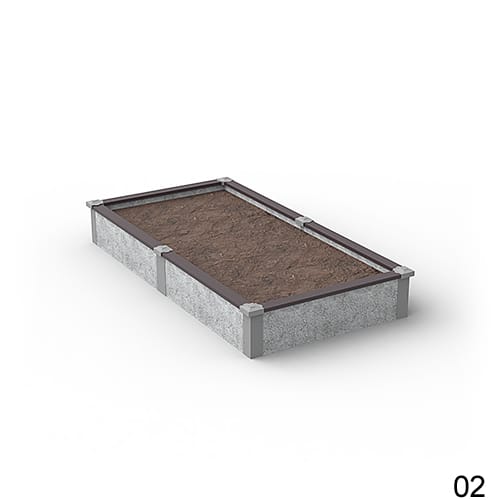 4'X8' Rectangle Raised Garden Bed Kit Available in 1 ft & 2 ft Heights preview 11