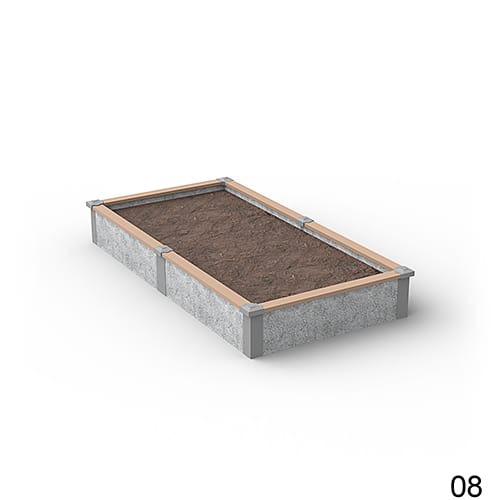 4'X8' Rectangle Raised Garden Bed Kit Available in 1 ft & 2 ft Heights preview 17
