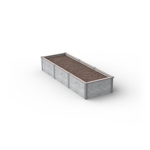 4'X12' Rectangle Raised Garden Bed Kit Available in 1 ft & 2 ft Heights