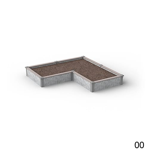 8'X8' L-Shaped Raised Garden Bed Kit Available in 1 ft & 2 ft Heights preview 10