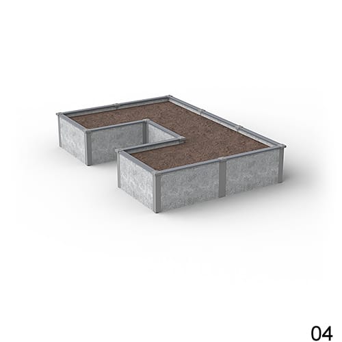 8'X12' U-Shaped Raised Garden Bed Kit Available in 1 ft & 2 ft Heights preview 5