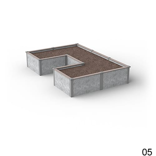 8'X12' U-Shaped Raised Garden Bed Kit Available in 1 ft & 2 ft Heights preview 6