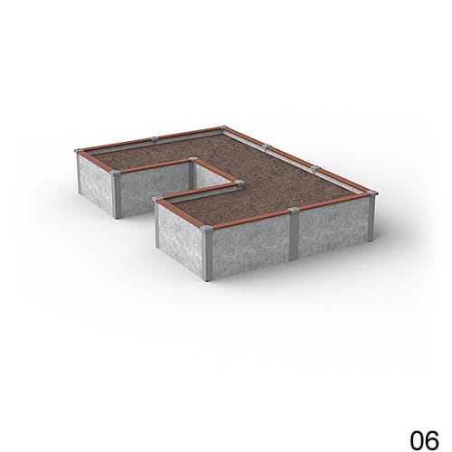 8'X12' U-Shaped Raised Garden Bed Kit Available in 1 ft & 2 ft Heights preview 7
