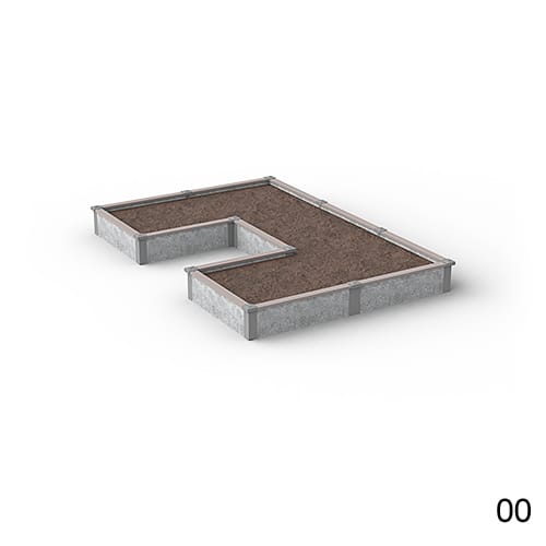 8'X12' U-Shaped Raised Garden Bed Kit Available in 1 ft & 2 ft Heights preview 10
